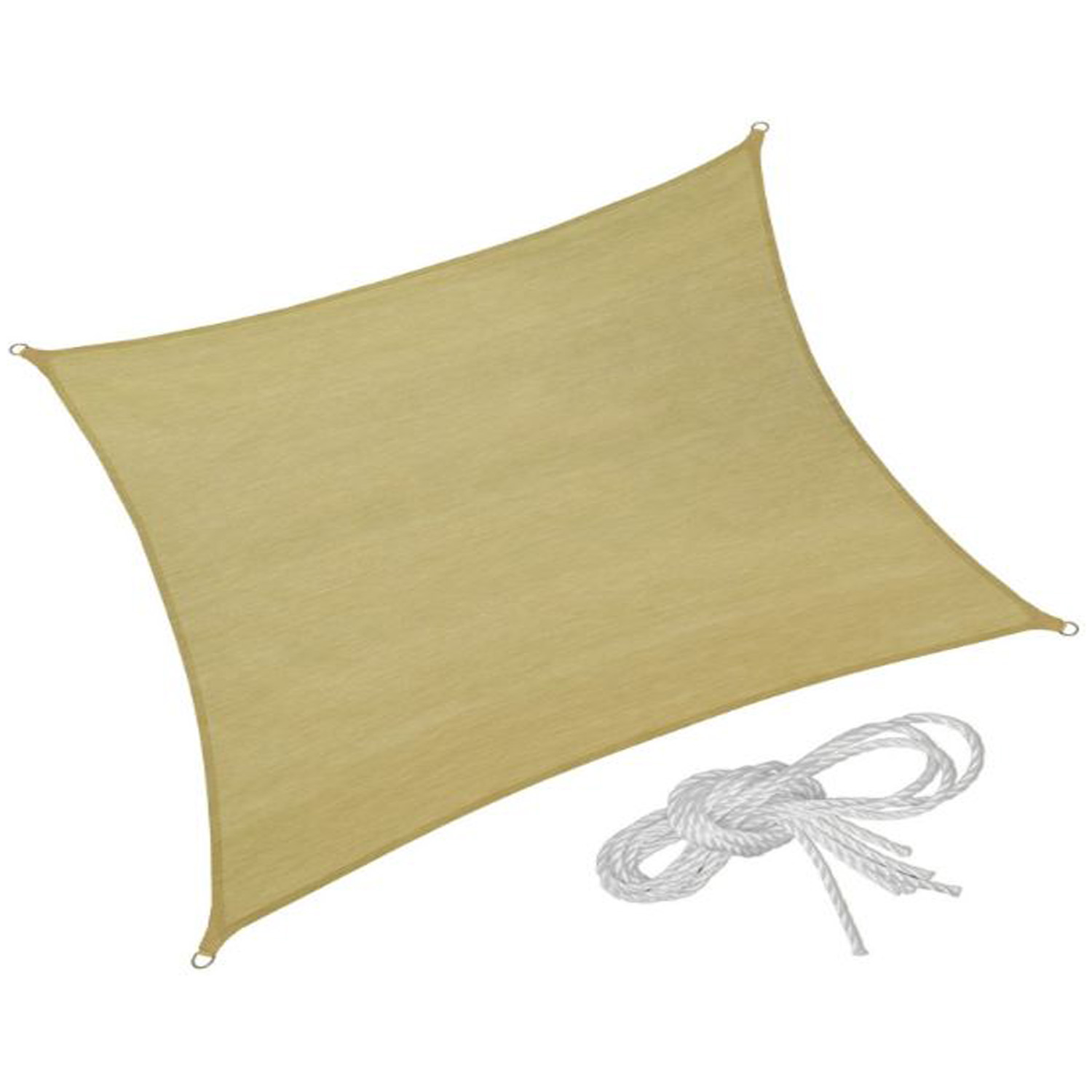 foto del prodotto vela ombra tramonti ecru 4x6mt