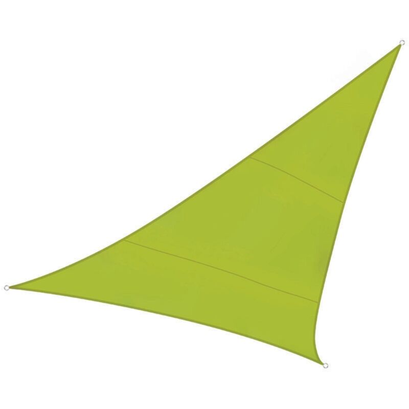 foto del prodotto vela ombra triangolo 5 x 5 x 5 mt colore verde lime