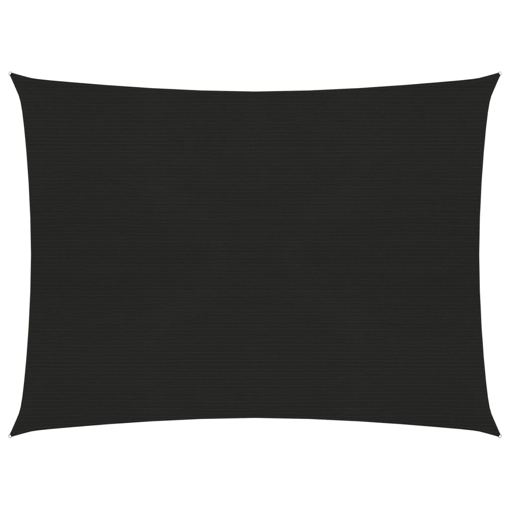 foto del prodotto vela ombreggiante 160 g m 3,5 x 4,5 m hdpe nero 02 0009194