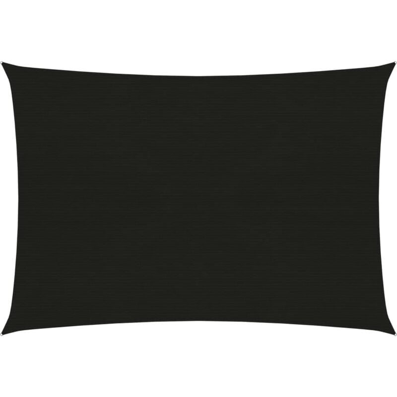 foto del prodotto vela ombreggiante 160 g m nera 3,5 x 5 m hdpe 020009195