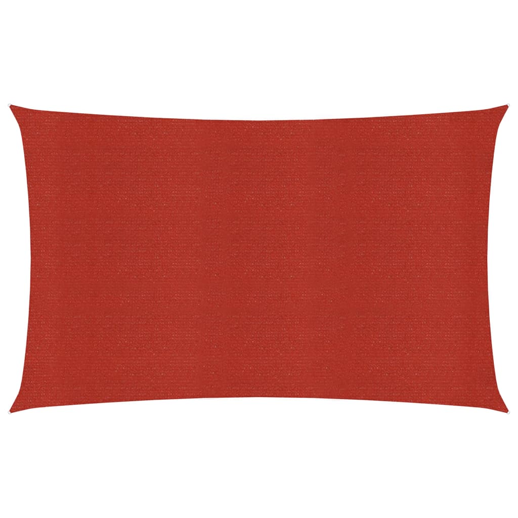 foto del prodotto vela ombreggiante 160 g m rossa 3 x 6 m hdpe 02 0009273