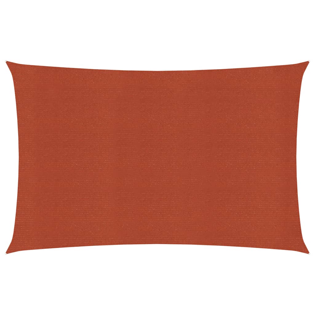 foto del prodotto vela ombreggiante 160 g m terracotta 2 x 3,5 m hdpe 02 0009341