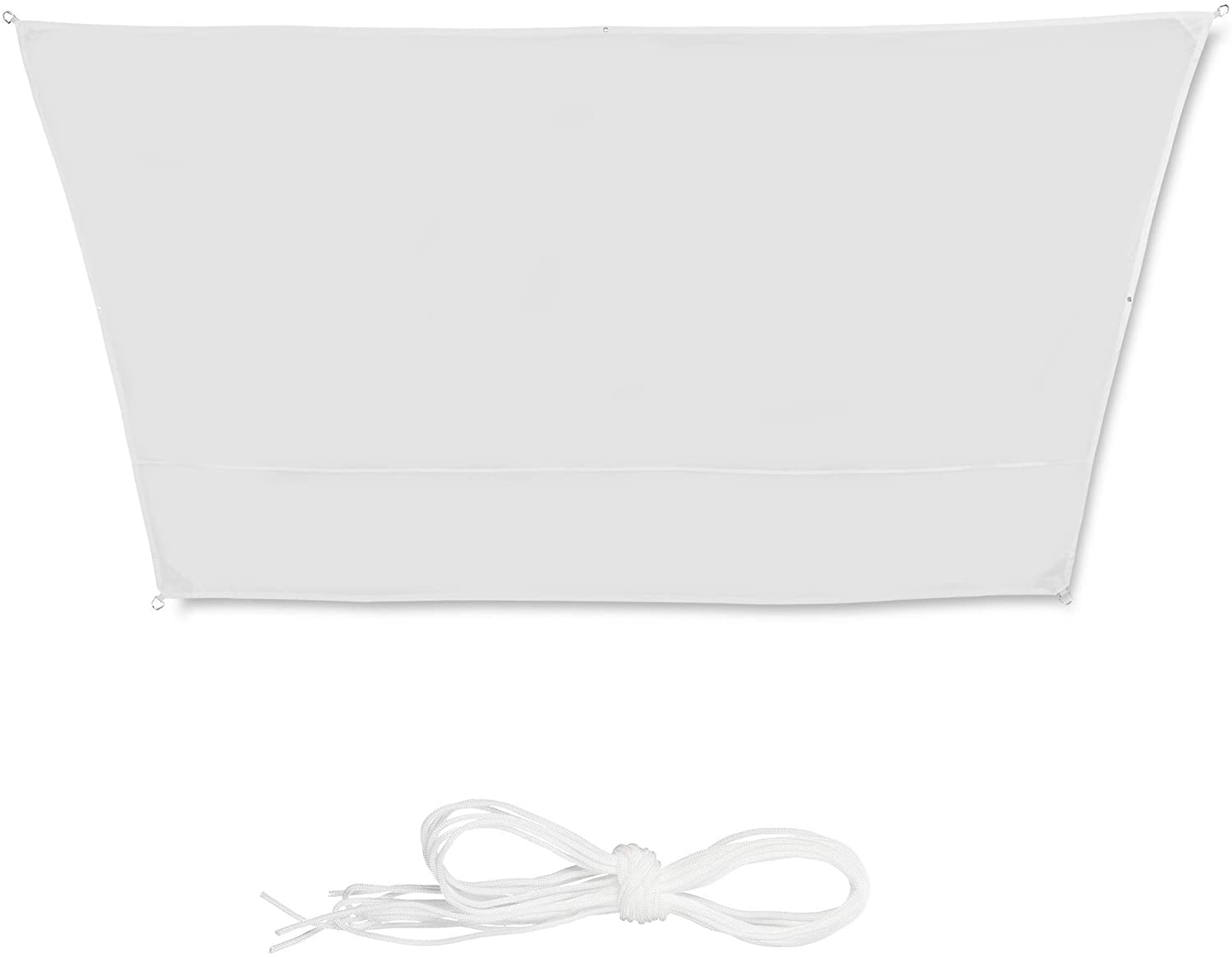foto del prodotto vela ombreggiante a trapezio 3 x 4 x 2 m bianca 13 0002935