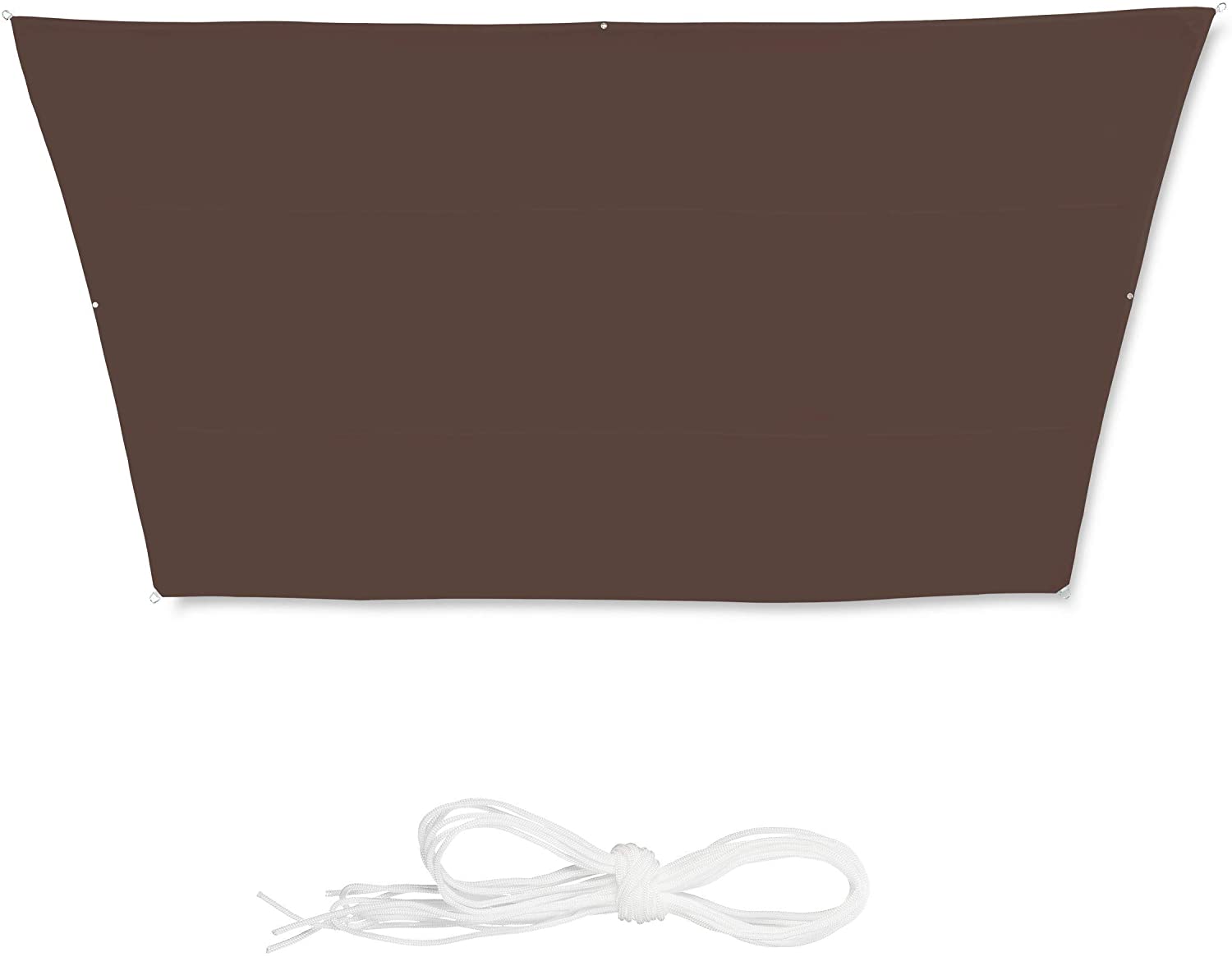 foto del prodotto vela ombreggiante a trapezio 3 x 5,5 x 4 m marrone 13 0002936 2