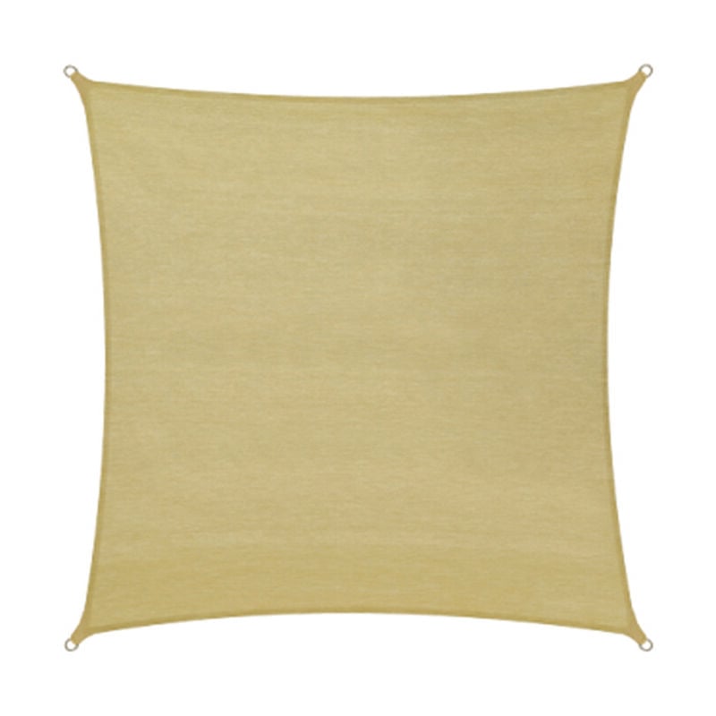 foto del prodotto vela ombreggiante hdpe quadra beige mt.3,6x3,6