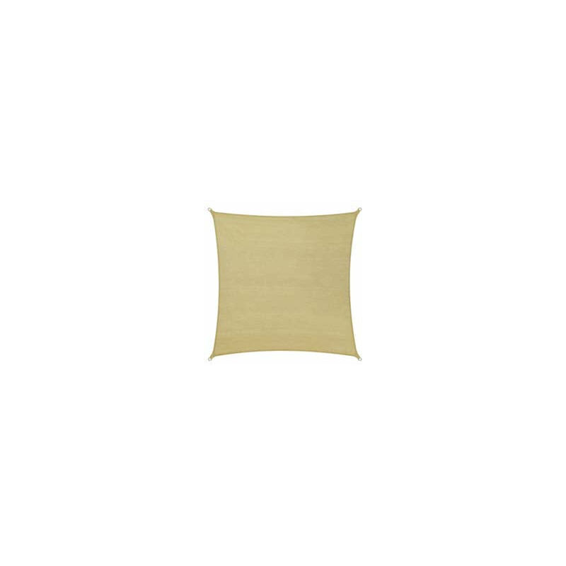 foto del prodotto vela ombreggiante hdpe quadra beige mt.3x3