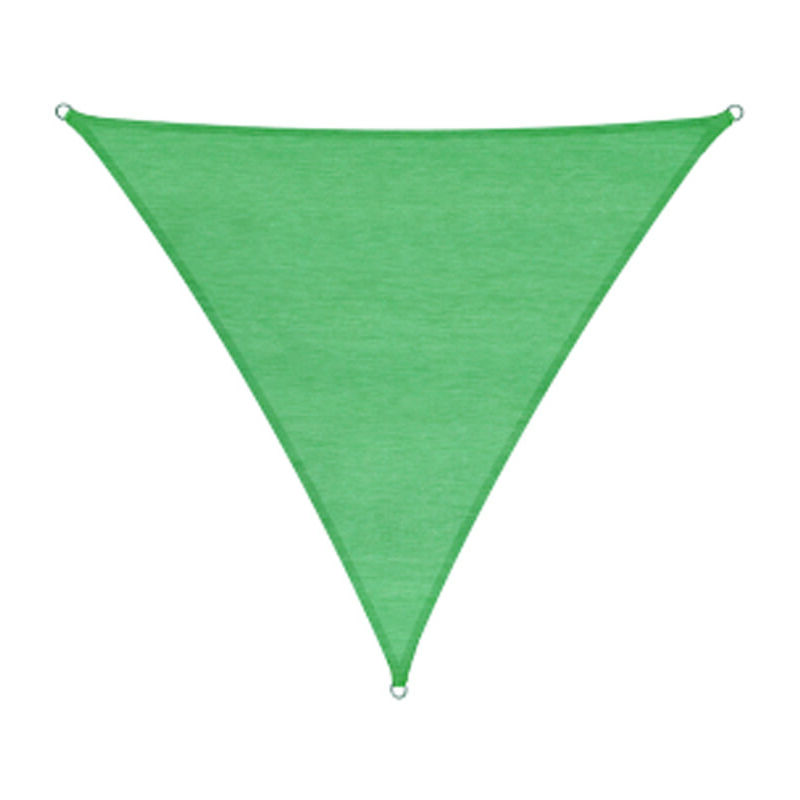 foto del prodotto vela ombreggiante hdpe triangolare verde mt.3x3x3