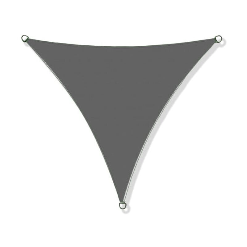 foto del prodotto vela ombreggiante in codura impermeabile 3x3x3m grigio scuro