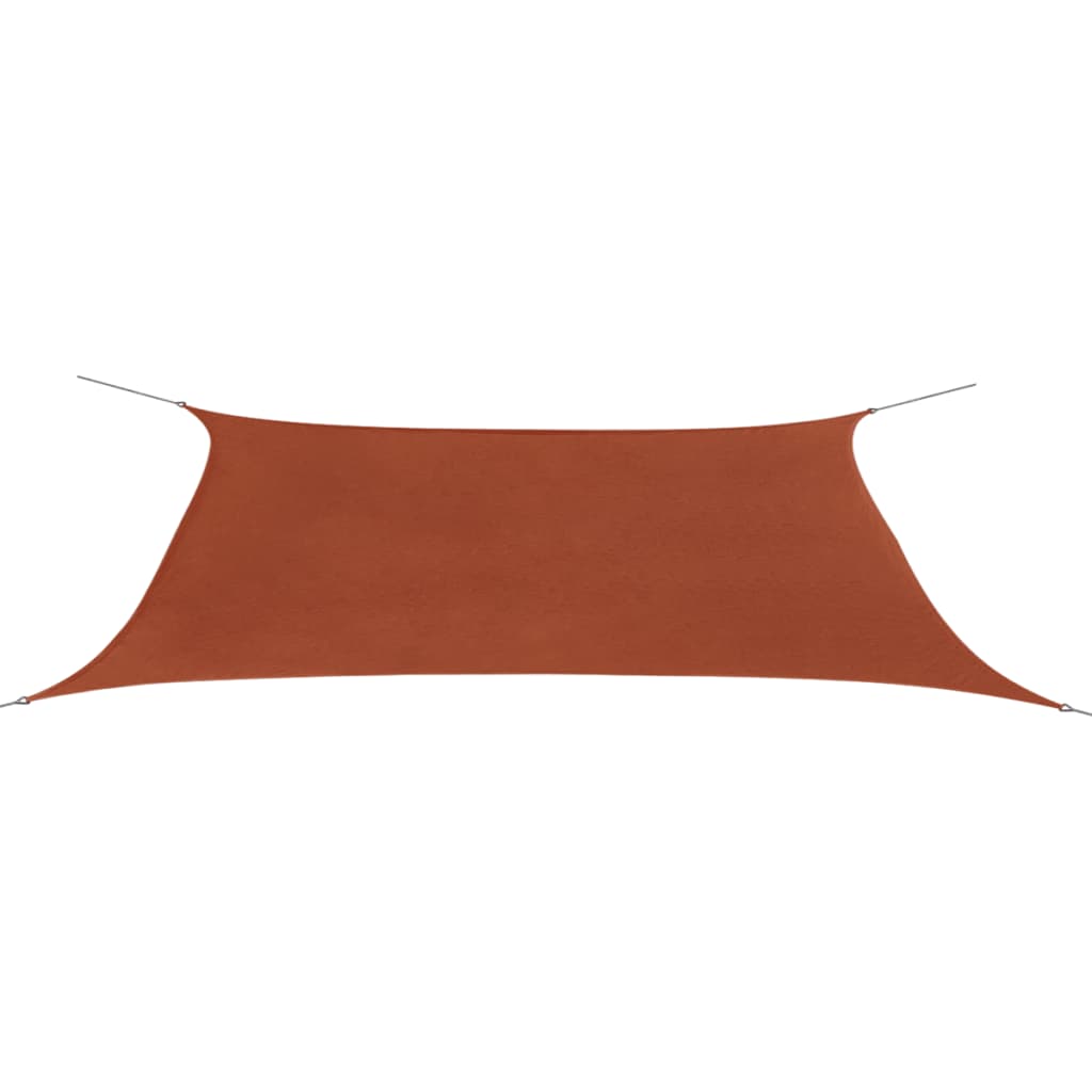 foto del prodotto vela ombreggiante per ombrellone in tessuto oxford rettangolare 4 x 6 mt terracotta 02 0008668