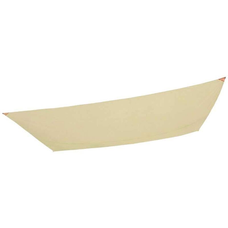 foto del prodotto vela ombreggiante rettangolare 300x200 cm beige, per terrazza o giardino, poliestere 160 g m , protezione solare uv50, 4 corde di fissaggio, facile