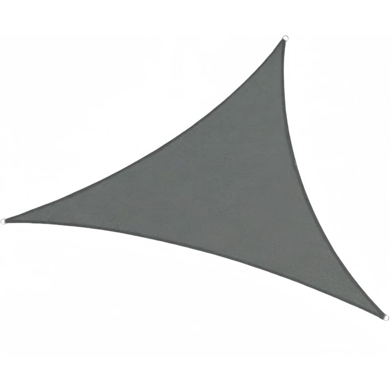 foto del prodotto vela ombreggiante triangolare 5x5x5 metri, resistente ai raggi uv e traspirante, adatta per terrazze ombreggiate, adatta per attivit in giardino e