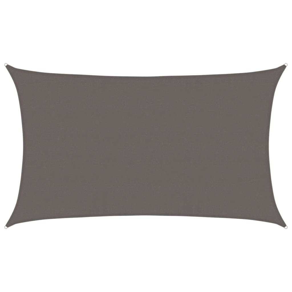 foto del prodotto vela parasole 160 g m antracite 5x8 m in hdpe