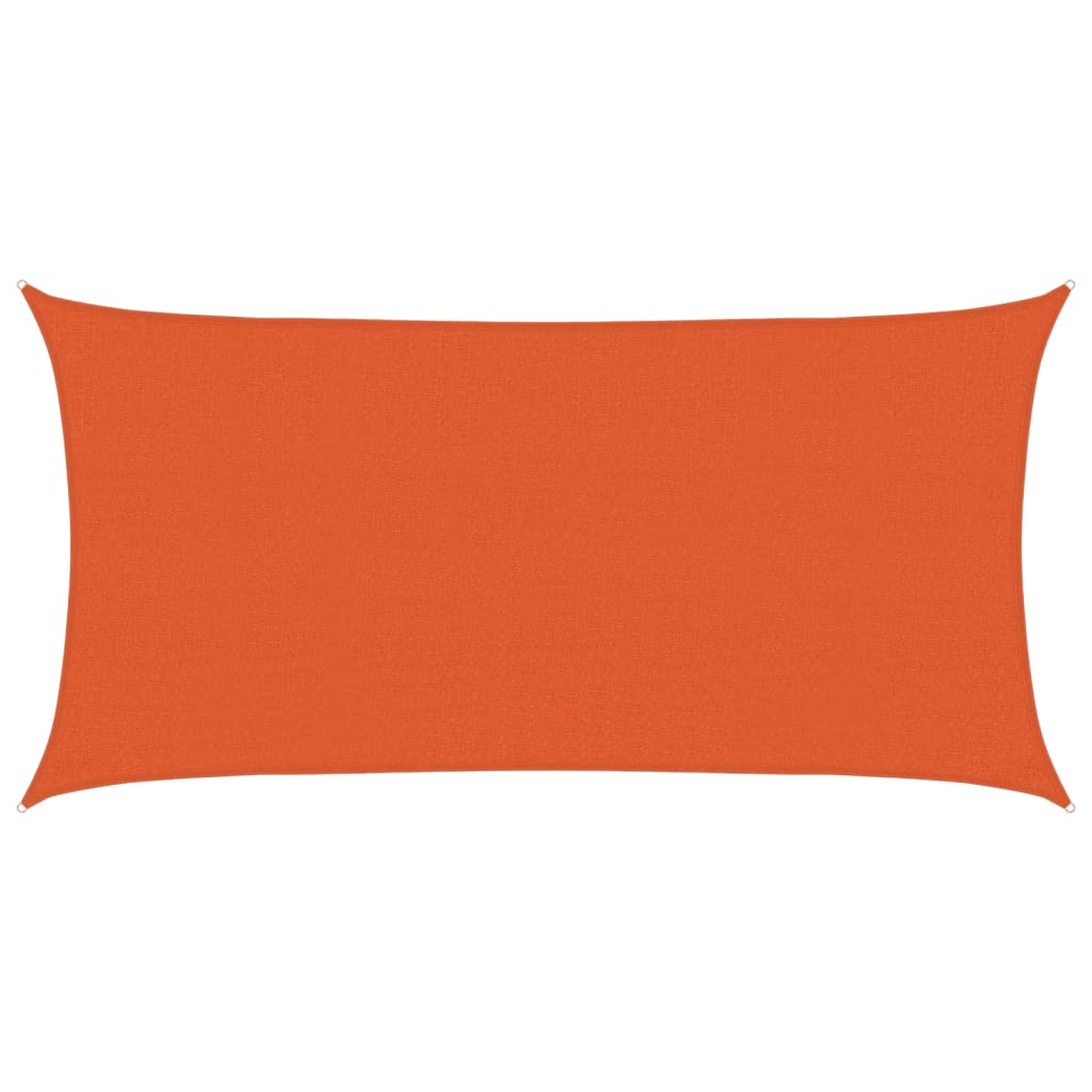 foto del prodotto vela parasole 160 g m arancione 2,5x4,5 m in hdpe