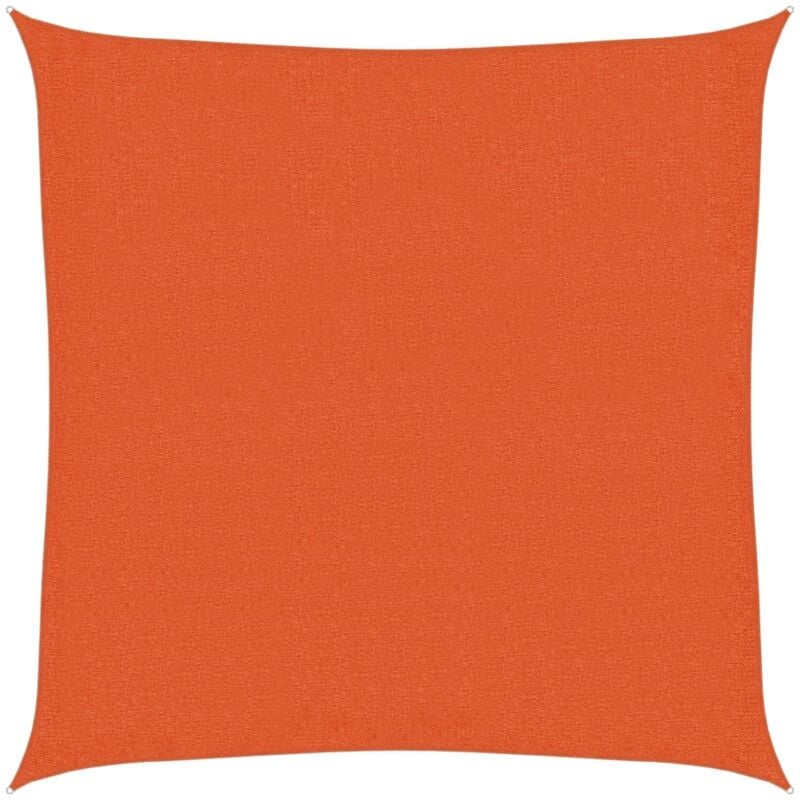 foto del prodotto vela parasole 160 g m arancione 2x2 m in hdpe vidaxl