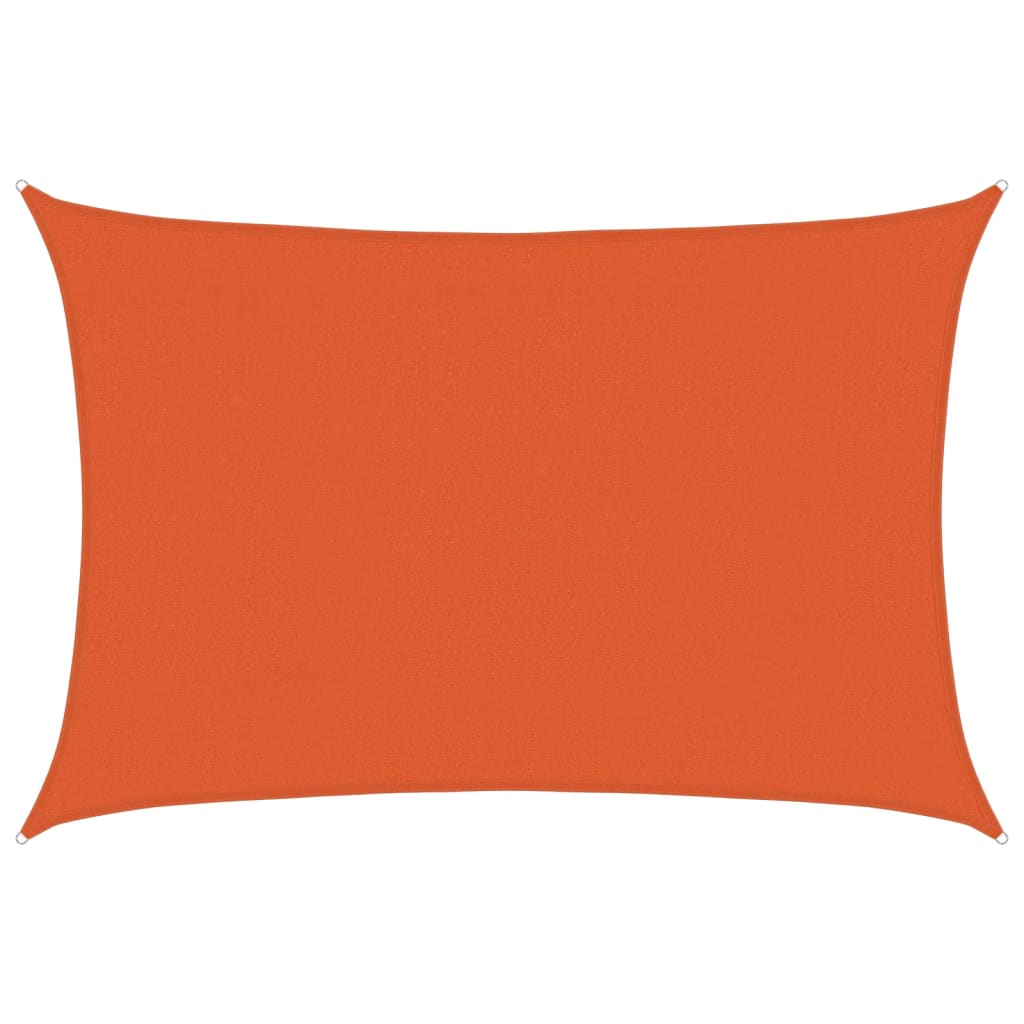 foto del prodotto vela parasole 160 g m arancione 3,5x5 m in hdpe