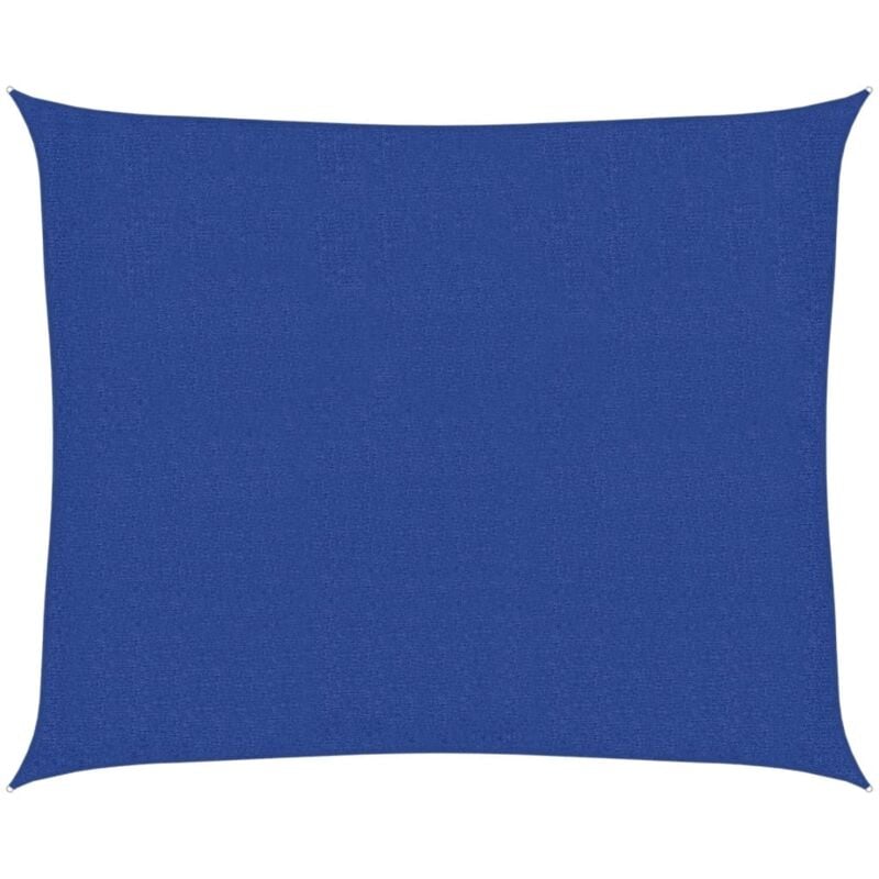 foto del prodotto vela parasole 160 g/m² blu 2,5x3 m in hdpe vidaxl