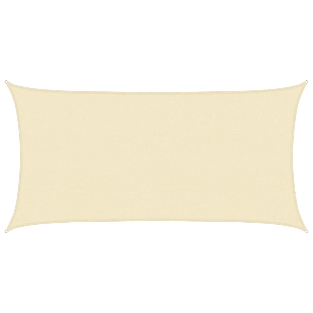 foto del prodotto vela parasole 160 g m crema 2,5x5 m in hdpe cod mxl 18767