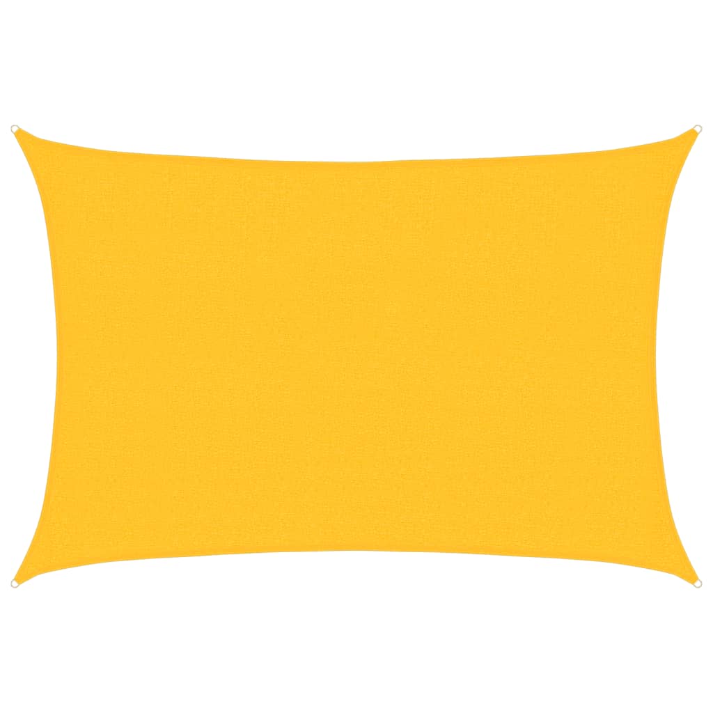 foto del prodotto vela parasole 160 g m gialla 2,5x4 m in hdpe
