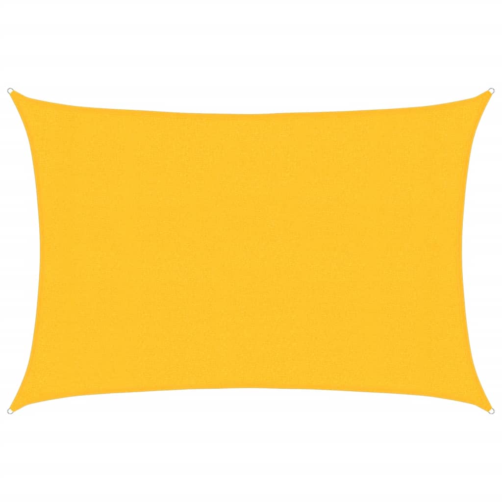 foto del prodotto vela parasole 160 g m gialla 3x4 m in hdpe cod mxl 16719