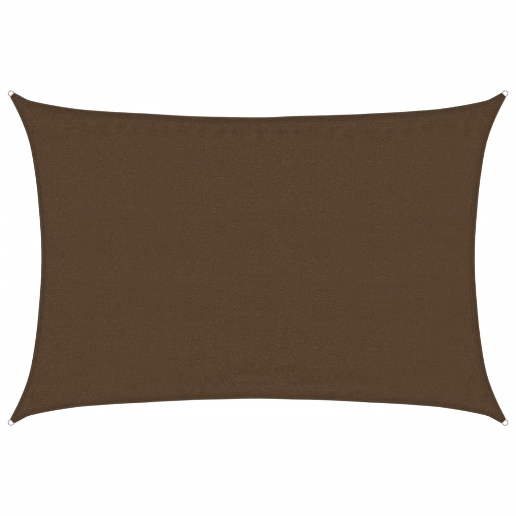 foto del prodotto vela parasole 160 g m marrone 3,5x4,5 m in hdpe cod mxl 15885