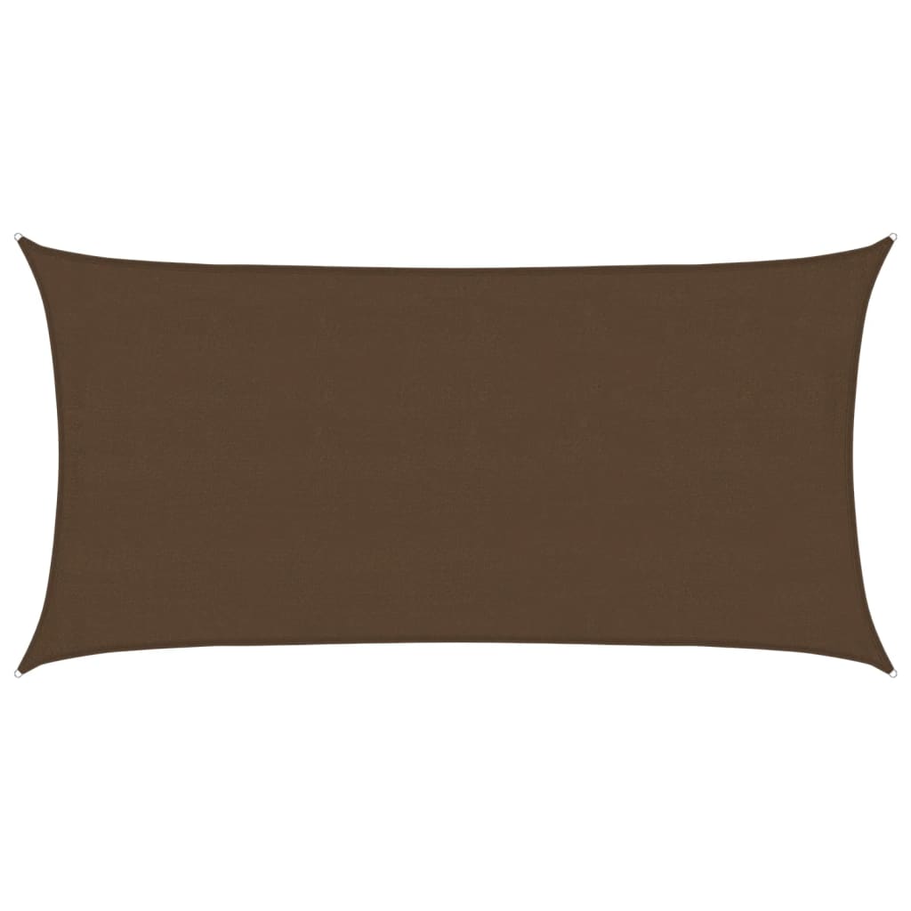 foto del prodotto vela parasole 160 g m marrone 4x7 m in hdpe cod mxl 21405