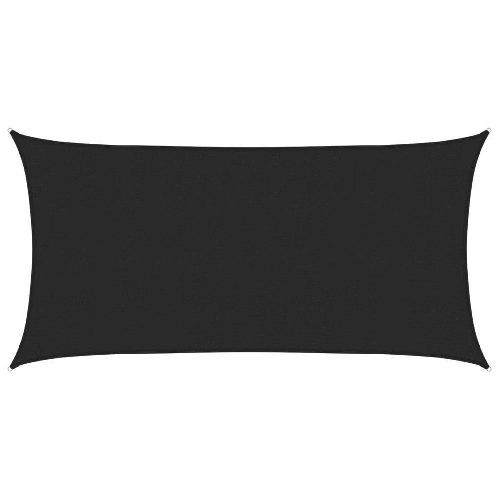 foto del prodotto vela parasole 160 g m nera 2,5x5 m in hdpe