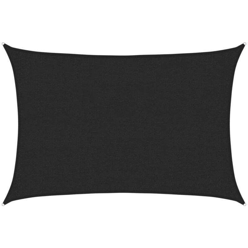 foto del prodotto vela parasole 160 g m nera 2x2,5 m in hdpe vidaxl