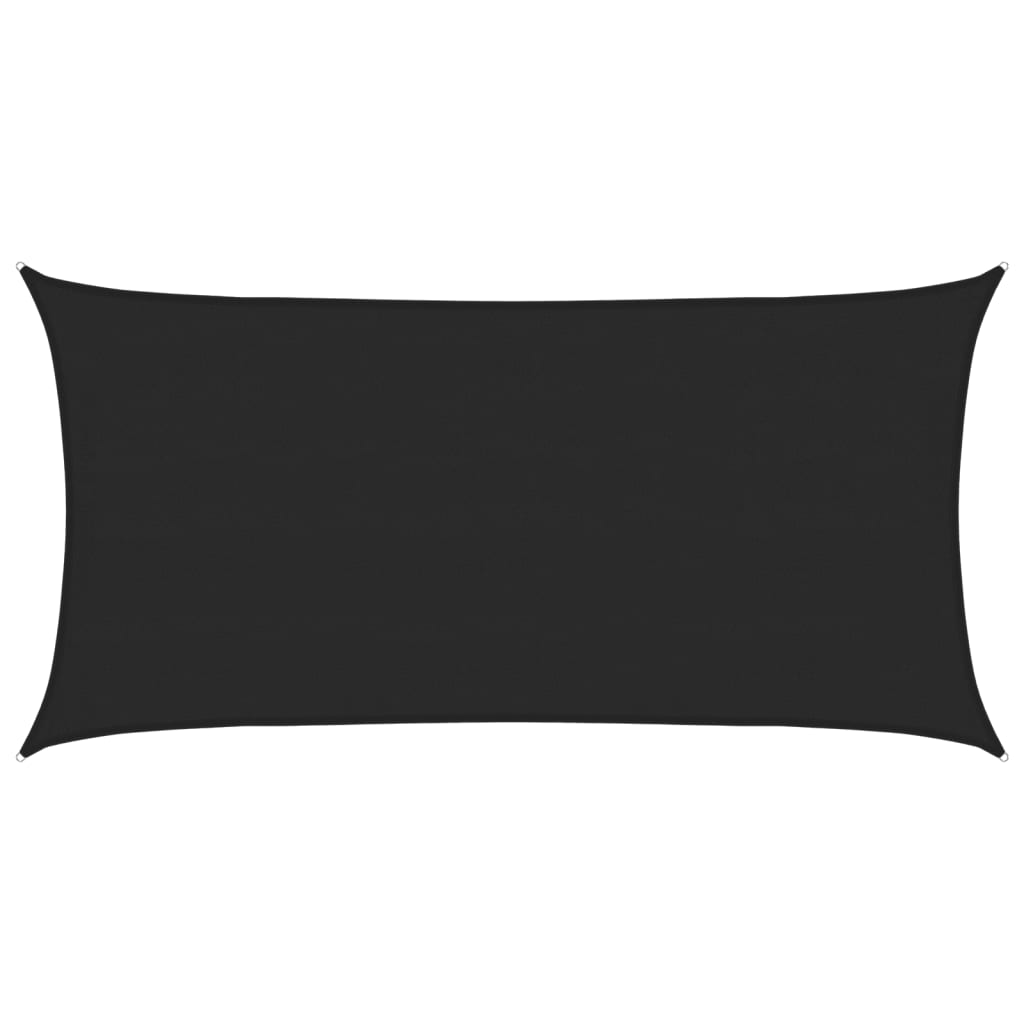 foto del prodotto vela parasole 160 g m nera 4x7 m in hdpe cod mxl 21840