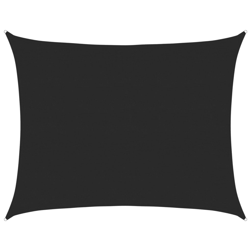 foto del prodotto vela parasole 160 g m nera 6x7 m in hdpe cod mxl 21977