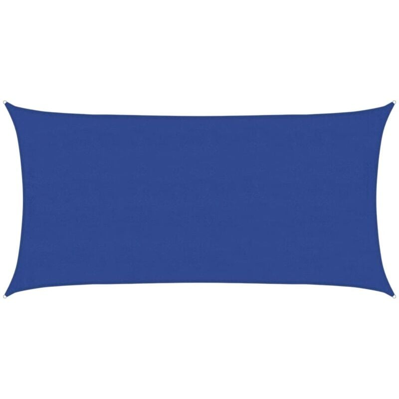 foto del prodotto vela parasole 160 g m rettangolare blu 4x7 m in hdpe vidaxl