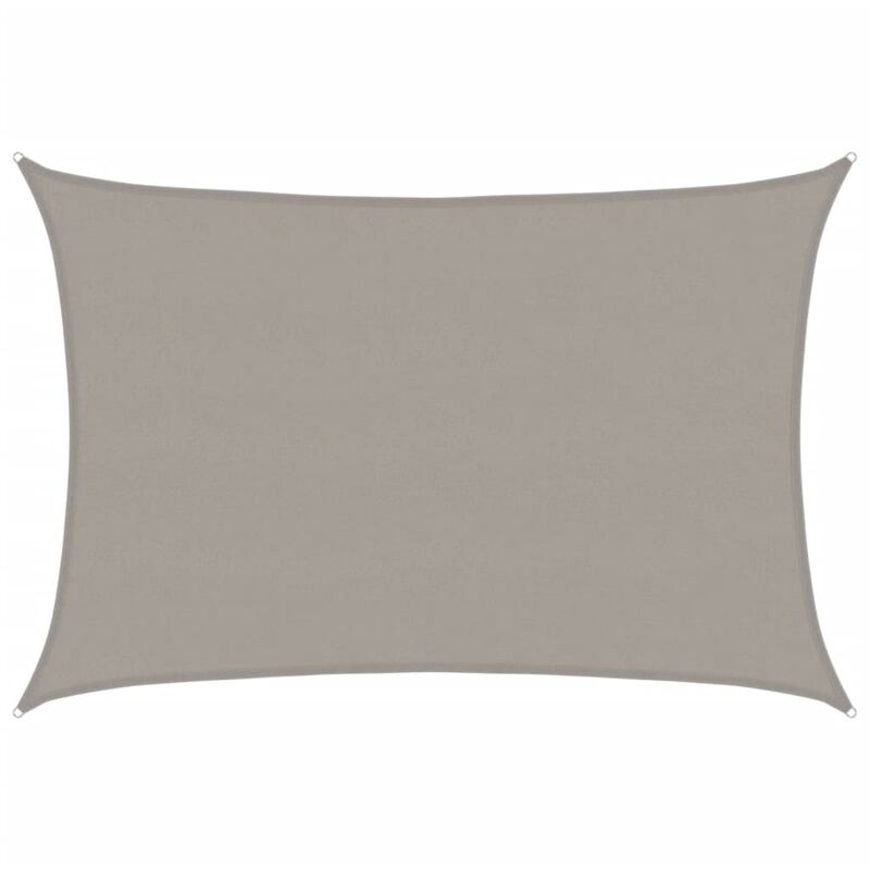 foto del prodotto vela parasole 160 g m rettangolare grigio chiaro 5x7 m in hdpe vidaxl