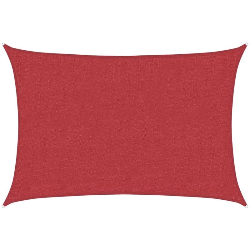 foto del prodotto vela parasole 160 g m rossa 2x2,5 m in hdpe vidaxl