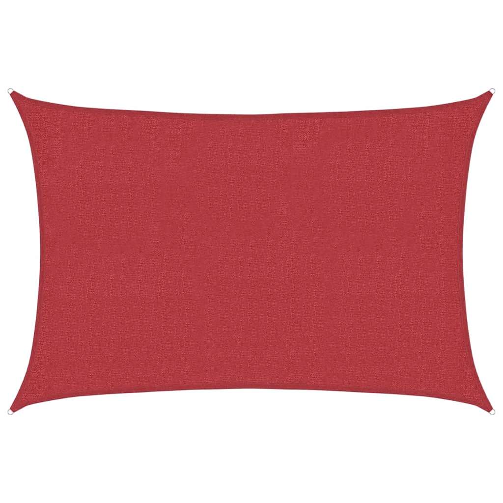 foto del prodotto vela parasole 160 g m rossa 3x4 m in hdpe cod mxl 21922