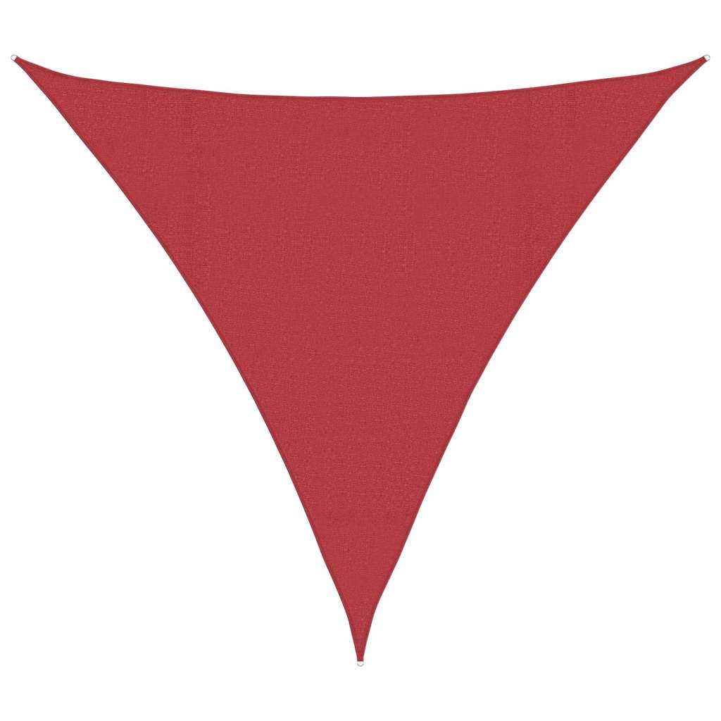 foto del prodotto vela parasole 160 g m rossa 4,5x4,5x4,5 m in hdpe
