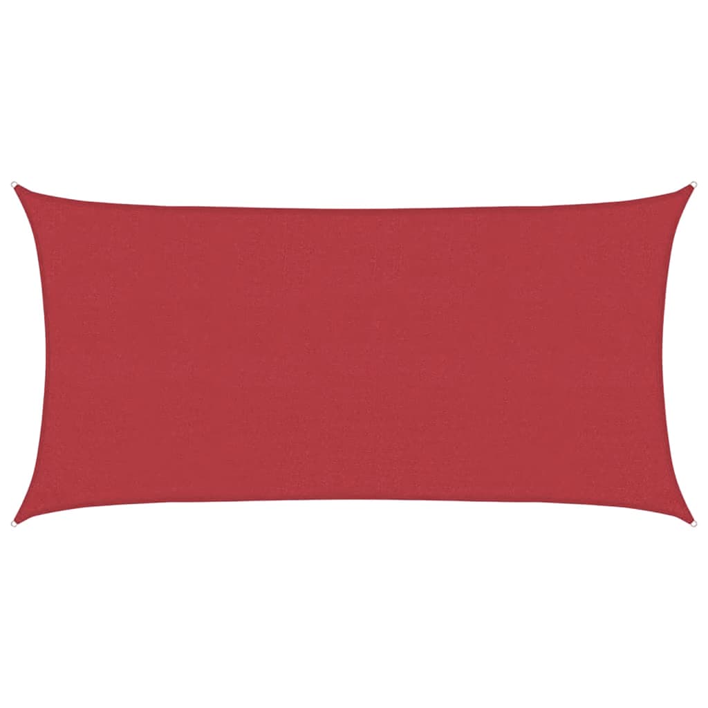 foto del prodotto vela parasole 160 g m rossa 4x7 m in hdpe