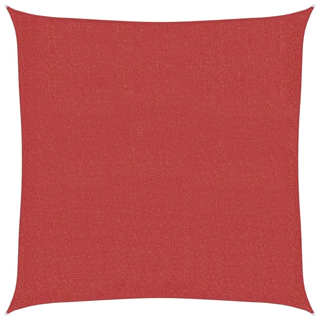 foto del prodotto vela parasole 160 g m rossa 7x7 m in hdpe cod mxl 7129