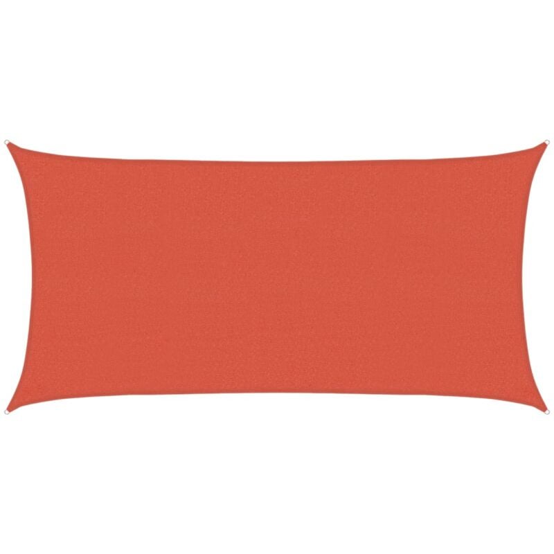 foto del prodotto vela parasole 160 g m terracotta 2x3,5 m in hdpe vidaxl
