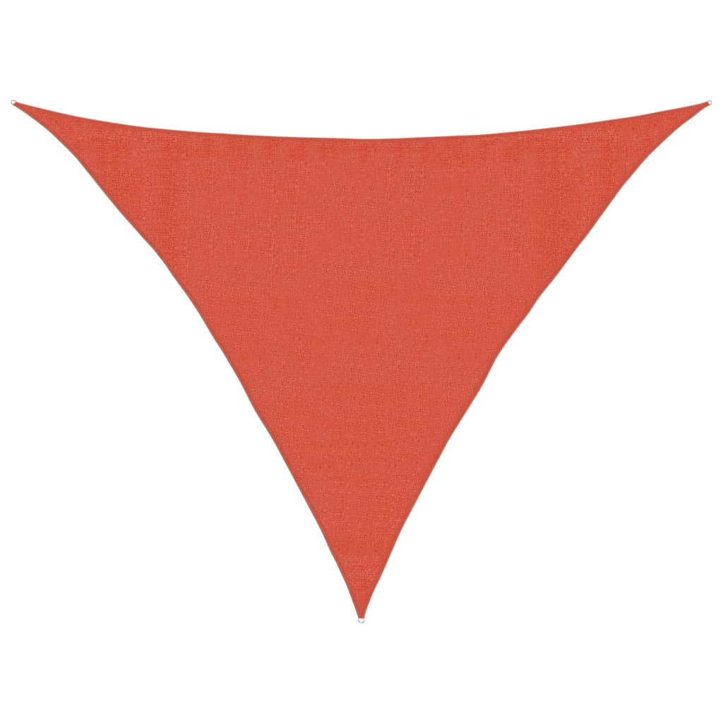 foto del prodotto vela parasole 160 g m terracotta 3,5x3,5x4,9 m in hdpe