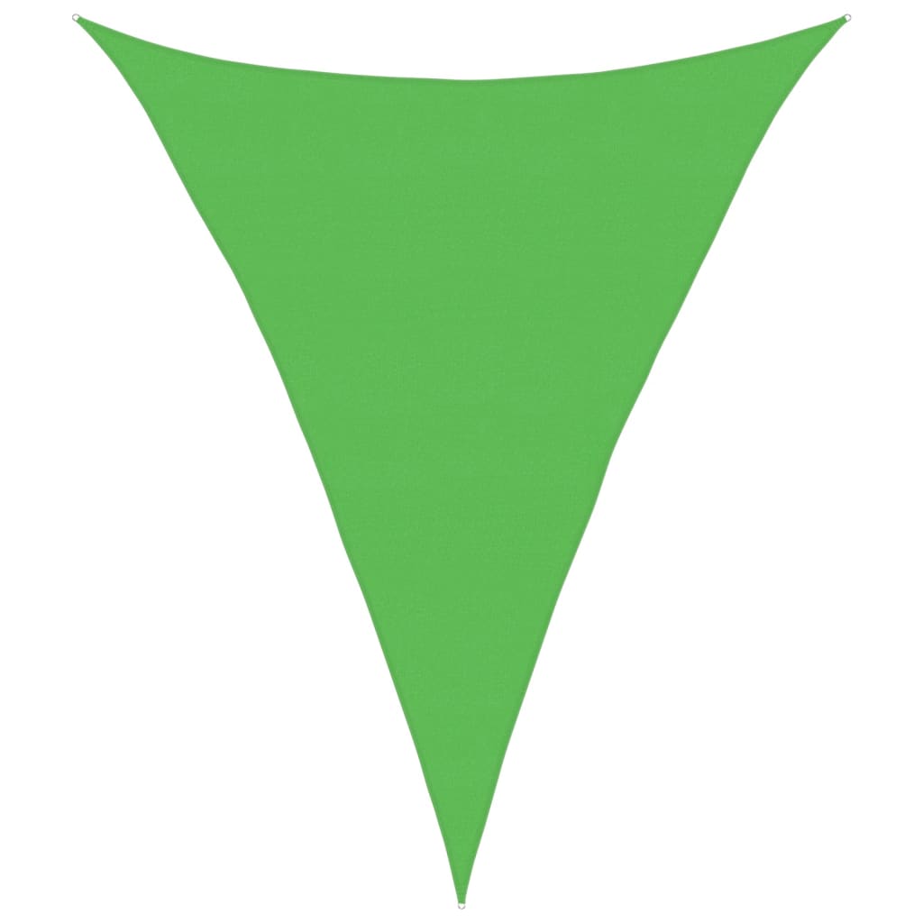 foto del prodotto vela parasole 160 g/mâ² verde chiaro 5x6x6 m in hdpe