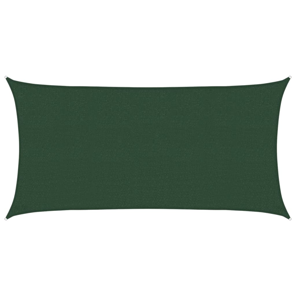 foto del prodotto vela parasole 160 g m verde scuro 2x4 m in hdpe cod mxl 19880