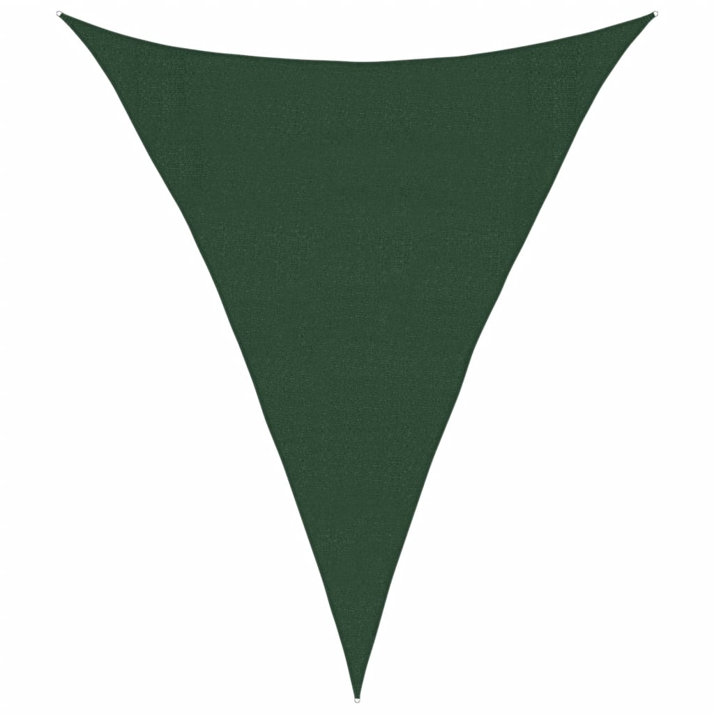 foto del prodotto vela parasole 160 g m verde scuro 3x4x4 m in hdpe