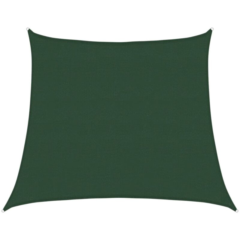 foto del prodotto vela parasole 160 g/m² verde scuro 4/5x4 m in hdpe vidaxl