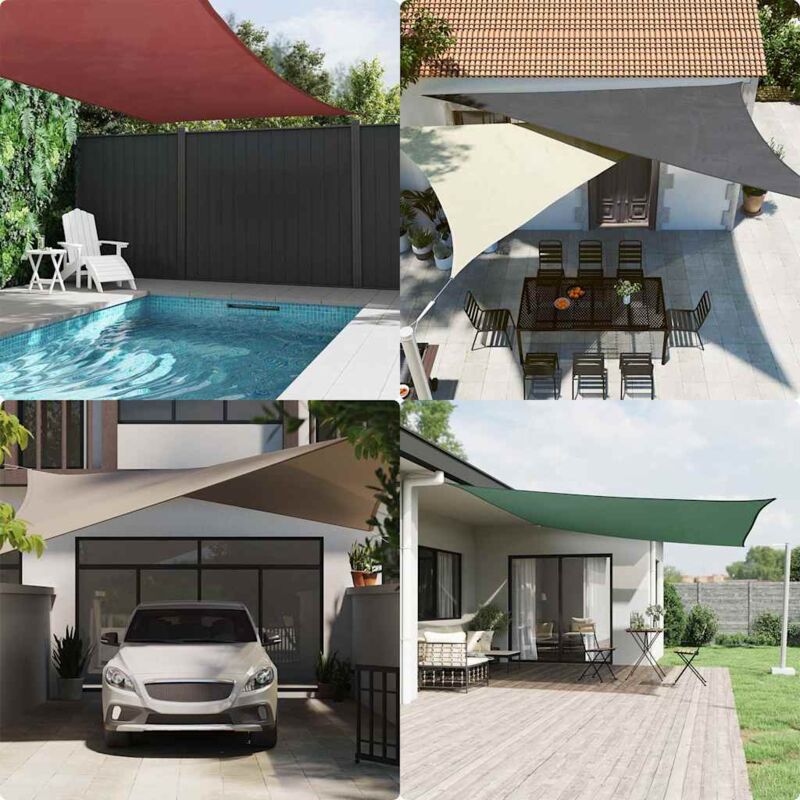 foto del prodotto vela parasole blu 2x2x2 m 100 poliestere oxford vidaxl