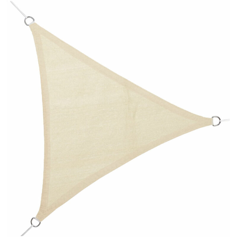 foto del prodotto vela parasole faura beige 5 x 5 x 5 m triangolare