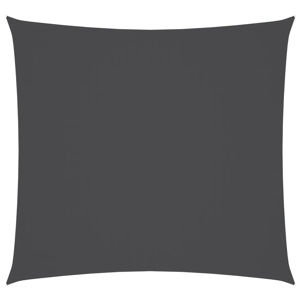 foto del prodotto vela parasole in tela oxford quadrata 5x5 m antracite
