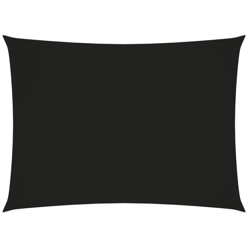 foto del prodotto vela parasole in tessuto oxford rettangolare 2 x 3,5 m nero 020009605