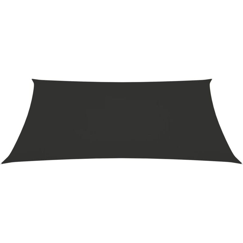 foto del prodotto vela parasole in tessuto oxford rettangolare 2 x 3 m antracite 020009593