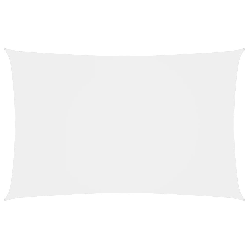 foto del prodotto vela parasole in tessuto oxford rettangolare 2 x 5 m bianco 02 0009631