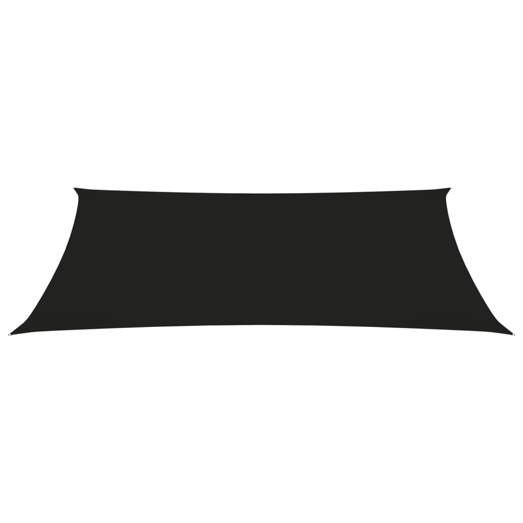 foto del prodotto vela parasole in tessuto oxford rettangolare 2 x 5 m nero 02 0009635
