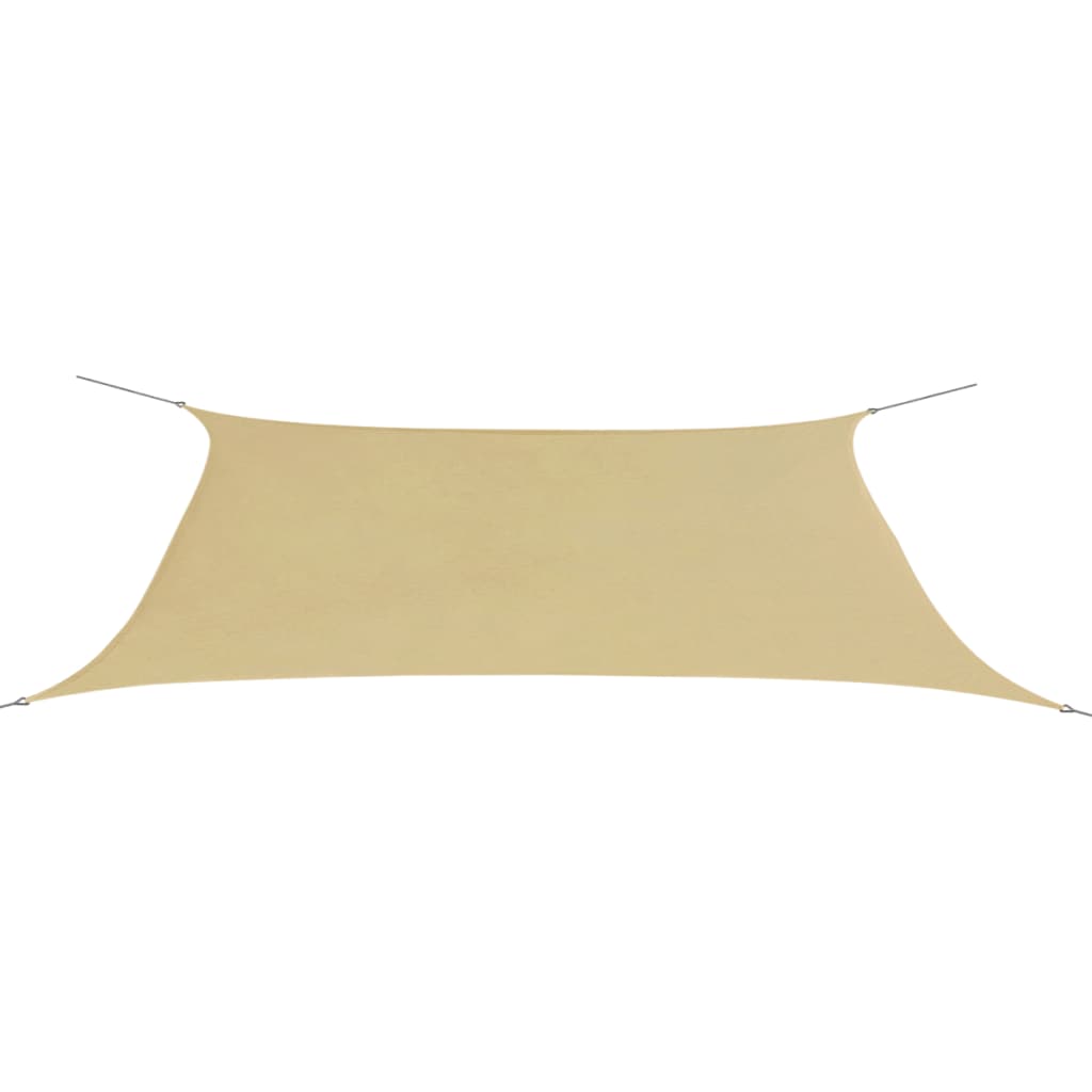 foto del prodotto vela parasole parasole in tessuto oxford rettangolare 4 x 6 mt beige 02 0008666